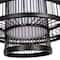 Hello Honey® 19.5" Boho Tiered Bamboo Chandelier